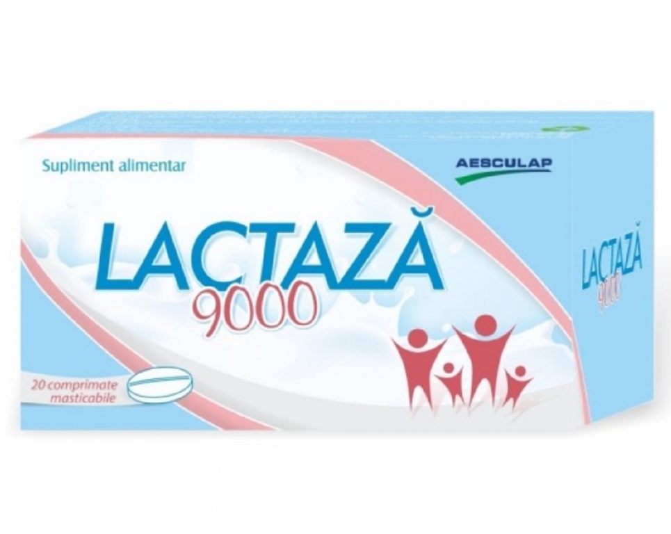 Lactaza 9000mg 20cp - AESCULAP