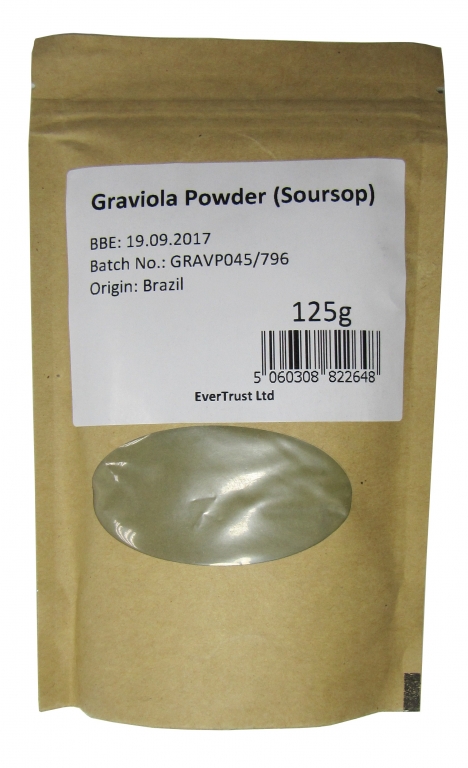 Pulbere graviola 125g - EVERTRUST