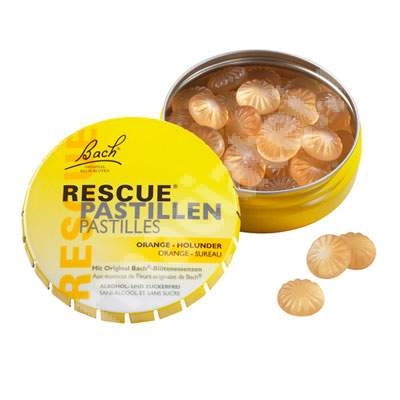 Pastile calmare stres portocale soc flori Rescue 50g 30dps - BACH REMEDIES