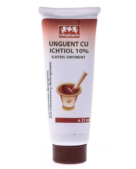 Unguent ichtiol 10% 25ml - INFOPHARM