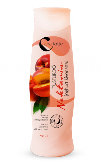 Gel dus iaurt nectarine 750ml - CHARLOTTE COSMETICS