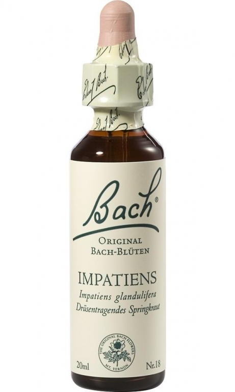 Picaturi florale impatiens nr18 20ml - BACH REMEDIES