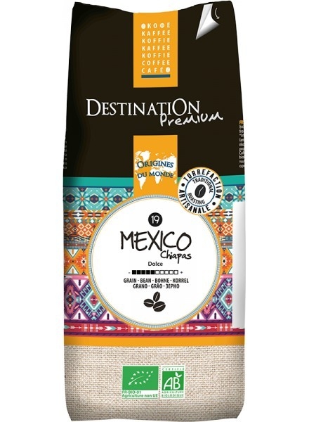 Cafea boabe arabica nr19 Mexico Chiapas eco 500g - DESTINATION