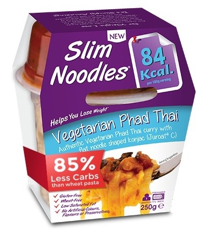 Meniu taitei lati konjac curry legume Phad Thai 250g - SLIM PASTA