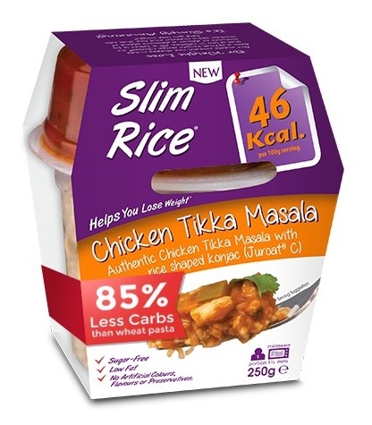 Meniu orez konjac pui Tikka Masala 250g - SLIM PASTA