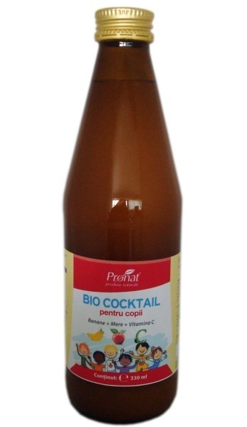 Cocktail mere banane C copii eco 330ml - PRONAT