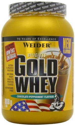 Pulbere proteica zer concentrat Gold menta ciocolata 908g - WEIDER