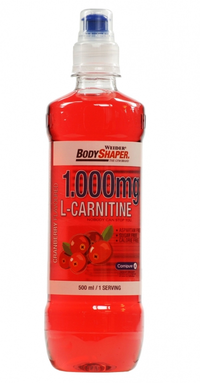 Bautura L carnitina 1000mg merisoare 500ml - BODY SHAPER