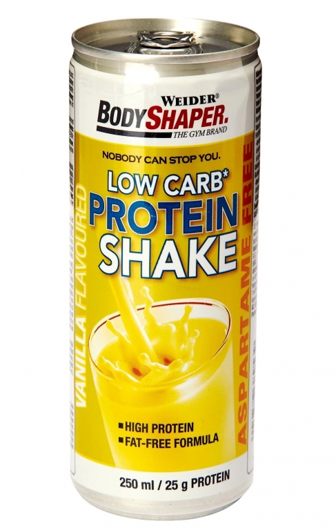 Shake proteic Low Carb vanilie 250ml - BODY SHAPER