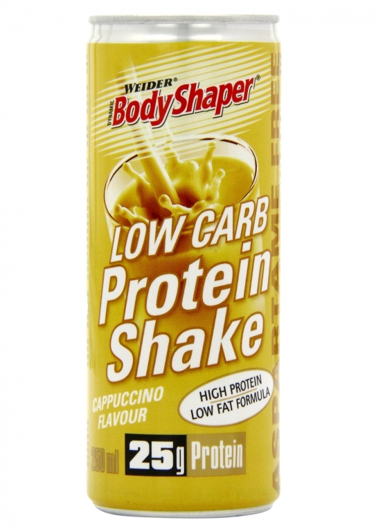 Shake proteic Low Carb cappuccino 250ml - BODY SHAPER
