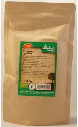 Pulbere cordyceps S eco 125g - PARADISUL VERDE