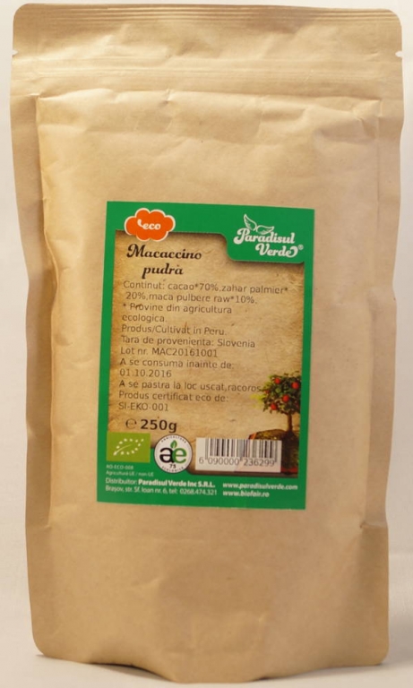 Pulbere macaccino eco 250g - PARADISUL VERDE