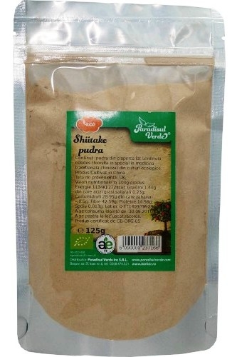 Pulbere shiitake S natur 125g - PARADISUL VERDE