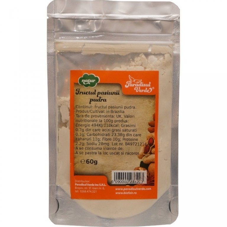 Pulbere fructul pasiunii ET natur 60g - PARADISUL VERDE