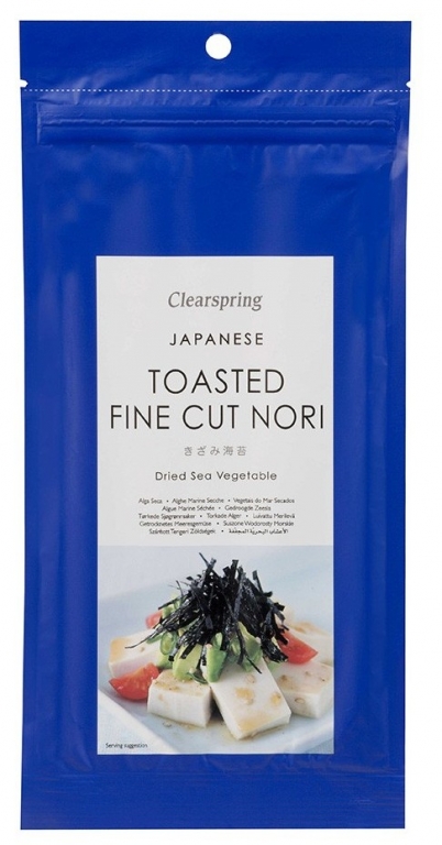 Alge nori prajite fasii 10g - CLEARSPRING