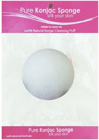 Burete konjac fibre vegetale pt ten normal 8cm - PURE KONJAC SPONGE