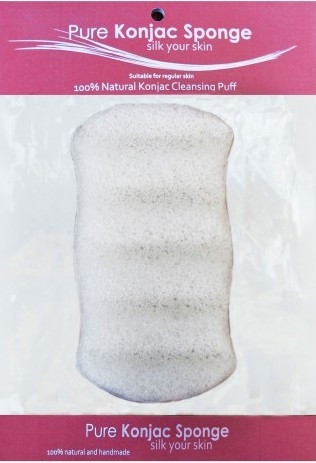 Burete konjac fibre vegetale pt familie 13,5cm - PURE KONJAC SPONGE