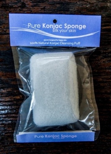 Burete konjac fibre vegetale pt copii 9,5x6,5cm - PURE KONJAC SPONGE