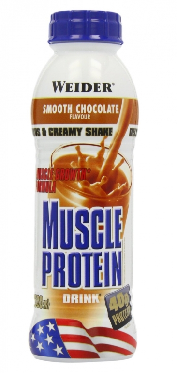 Shake muscle protein ciocolata 500ml - WEIDER