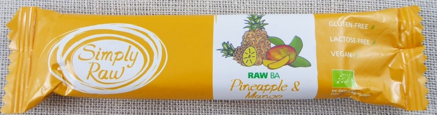 Baton ananas mango raw bio 40g - SIMPLY RAW