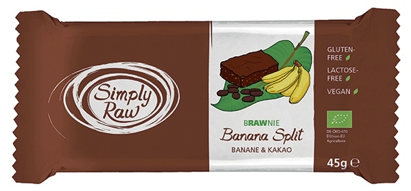 Negresa banana split cacao eco 45g - SIMPLY RAW