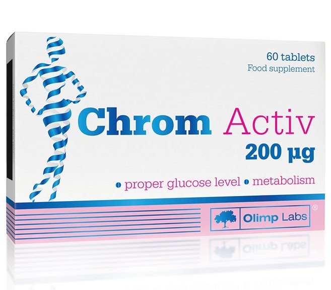 Chrom Activ 200mcg 60cp - OLIMP