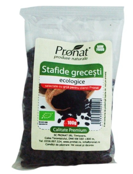 Stafide corint eco 100g - PRONAT