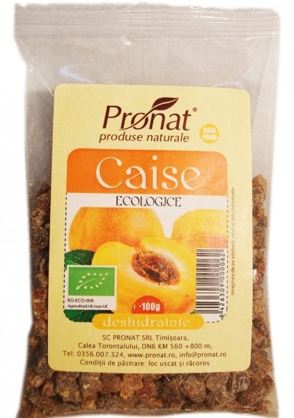 Caise uscate bucatele eco 100g - PRONAT