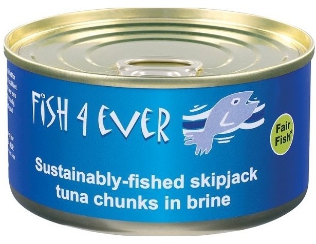 Ton dungat bucati saramura 185g - FISH 4 EVER