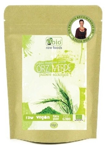 Pulbere orz verde raw eco 250g - OBIO