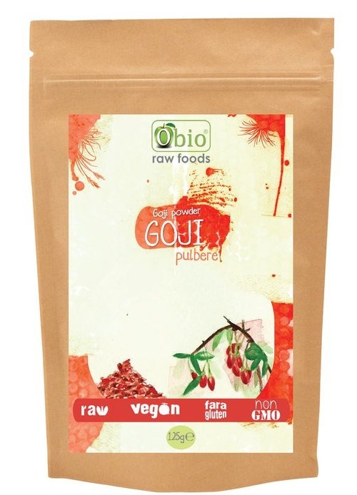 Pulbere goji raw bio 125g - OBIO