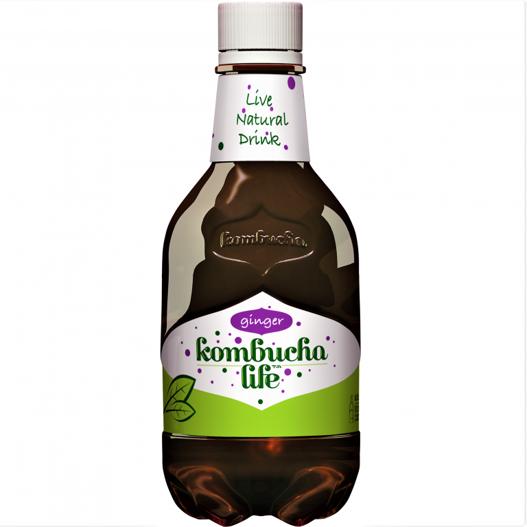 Bautura kombucha ghimbir 330ml - KOMBUCHA LIFE