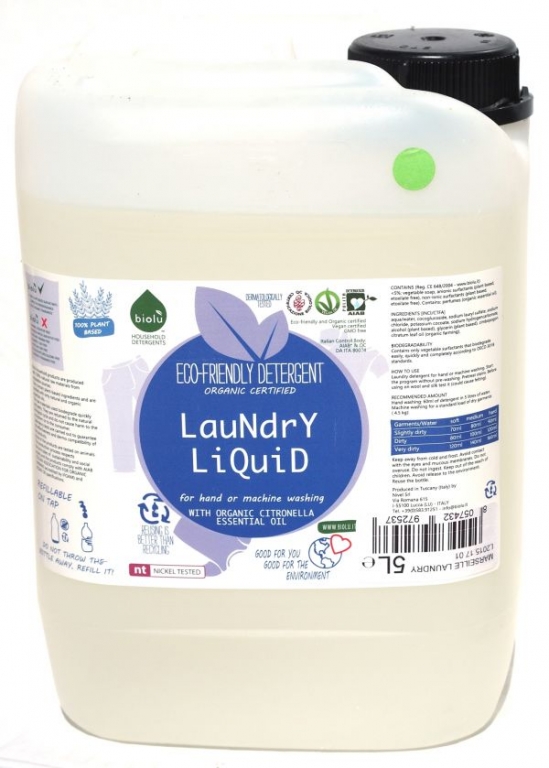 Detergent lichid rufe albe color lamaie 5L - BIOLU