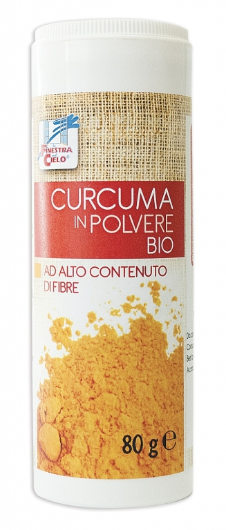 Condiment turmeric macinat eco 80g - LA FINESTRA SUL CIELO