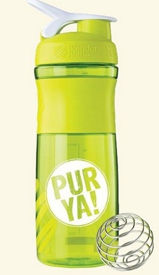 Bidon shaker verde 828ml - PUR YA