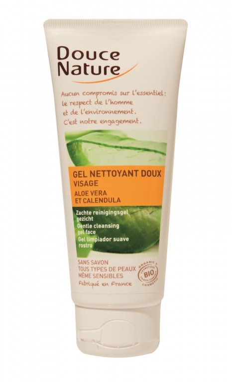 Gel curatare ten gras aloe vera 100ml - DOUCE NATURE