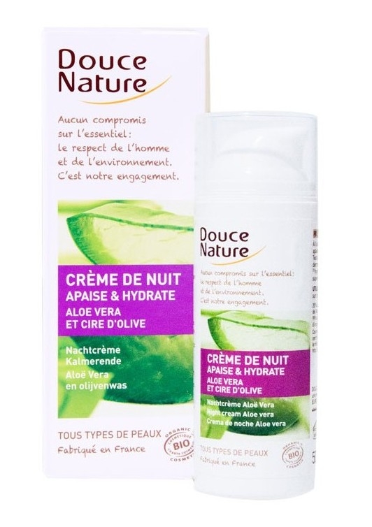 Crema noapte hidratanta aloe vera 50ml - DOUCE NATURE