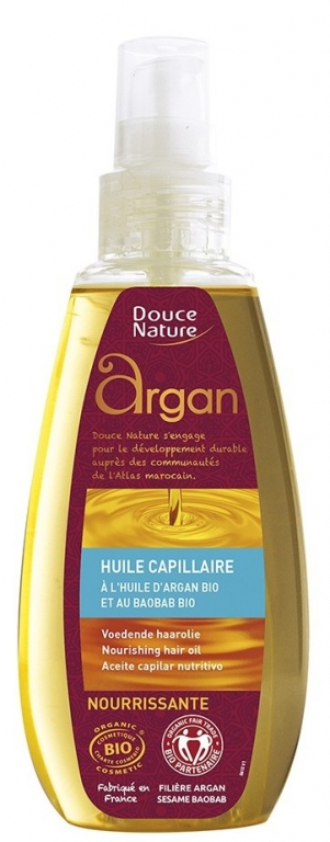 Ulei capilar argan baobab 160ml - DOUCE NATURE