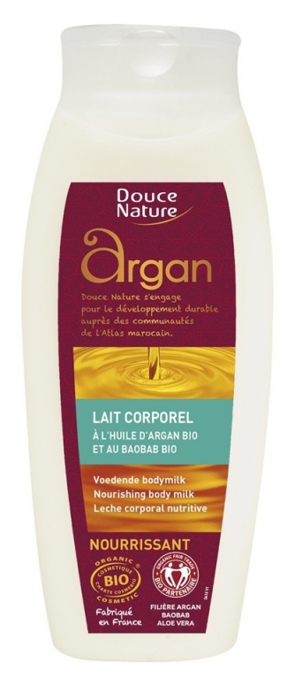 Lapte corp argan baobab 250ml - DOUCE NATURE