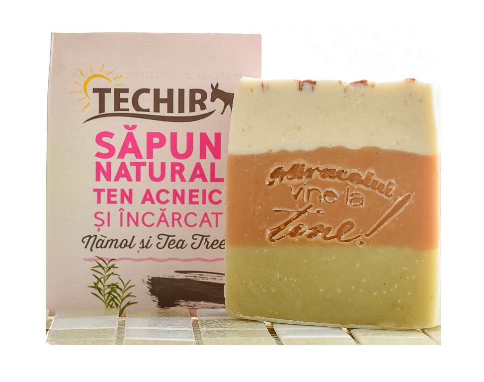 Sapun ten acneic incarcat 120g - TECHIR