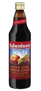 Nectar fructe rosii gluconat feros light 750ml - RABENHORST