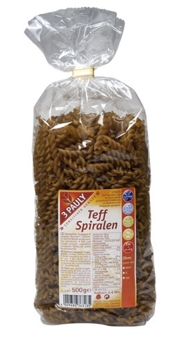 Paste spirale porumb teff 500g - 3 PAULY