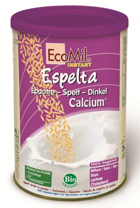 Lapte praf spelta calciu eco 400g - ECOMIL