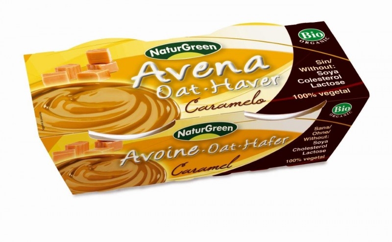 Desert crema ovaz caramel eco 2x125g - NATURGREEN