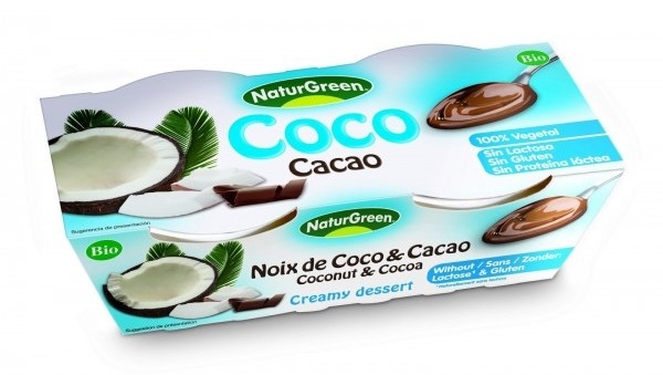 Desert crema cocos cacao eco 2x125g - NATURGREEN