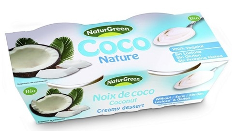 Desert crema cocos eco 2x125g - NATURGREEN