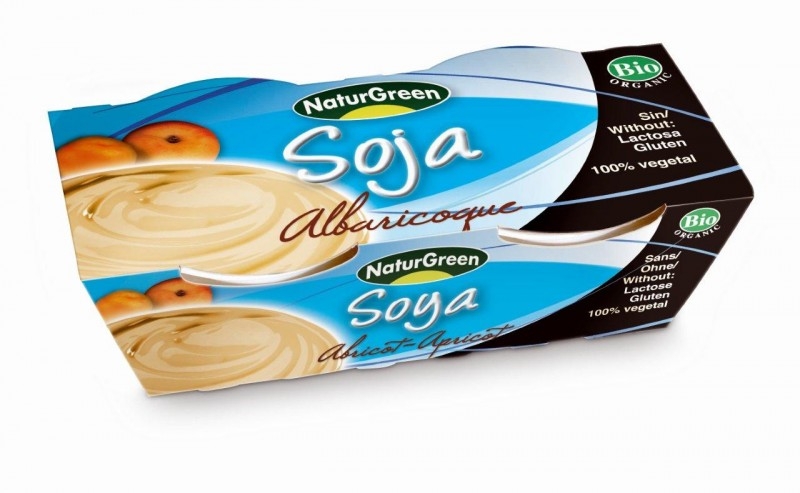 Desert crema soia caise eco 2x125g - NATURGREEN