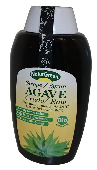 Sirop agave raw bio 500ml - NATURGREEN