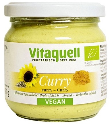 Crema tartinabila fl soarelui curry eco 180g - VITAQUELL