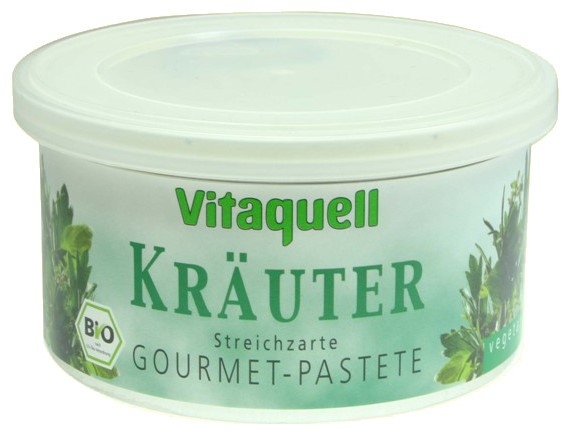 Pate vegetal ierburi aromatice mediteraneene eco 125g - VITAQUELL